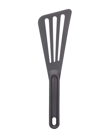 Image of Bourgeat Exoglass® High Temperature Pelton Slotted Spatula, Professional Fish Turner, Safe for Nonstick Pans, Grey