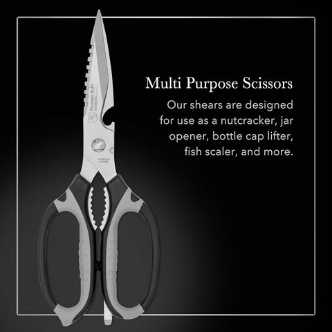 Image of Kitchen Scissors | Kitchen Shears Heavy Duty Poultry Shears | Kitchen Shears Dishwasher Safe | Stainless Steel Kitchen Scissors Come Apart for Cleaning | Sharp Kitchen Scissors