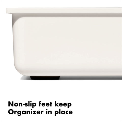 Image of Good Grips Kitchen Drawer, Compact Knife Organizer, White