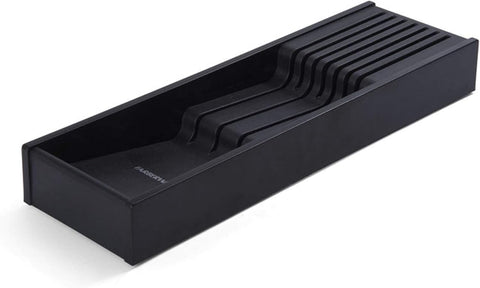 Image of 5229614 7 Slot in Drawer Knife Organizer, 18-Inch, Black