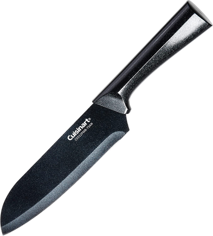 Image of Cuisinart C55-12PMB Advantage 12 Piece Metallic Knife Set with Blade Guards, Black