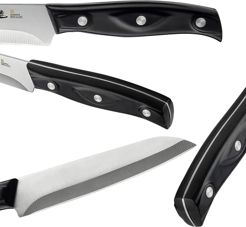 Image of 4PCS Paring Knife - 4/4.5 Inch Fruit and Vegetable Paring Knives - Ultra Sharp Kitchen Knife - Peeling Knives - German Stainless Steel-Abs Handle