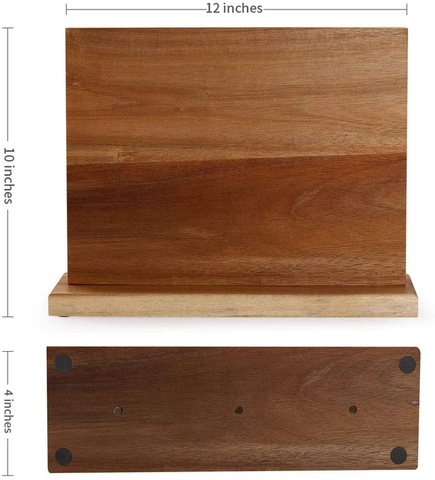 Image of Home Kitchen Magnetic Knife Block Holder Rack Magnetic Stands with Strong Enhanced Magnets Multifunctional Storage Knife Holder