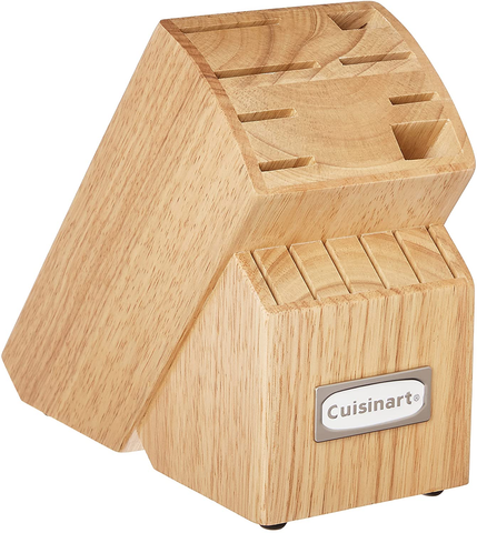 Image of Cuisinart C77WTR-15P Classic Forged Triple Rivet, 15-Piece Knife Set, White