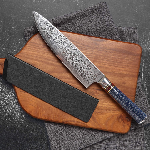 Image of WEKIT Chef Knife 8 Inch Damascus Chefs Knife Japanese VG10 Kitchen Knife Sharpest 67-Layer High Carbon Stainless Steel Knife, Pro Cooking Knife, Meat Cutting Gyuto Chef Knife with Sheath(Type 1)