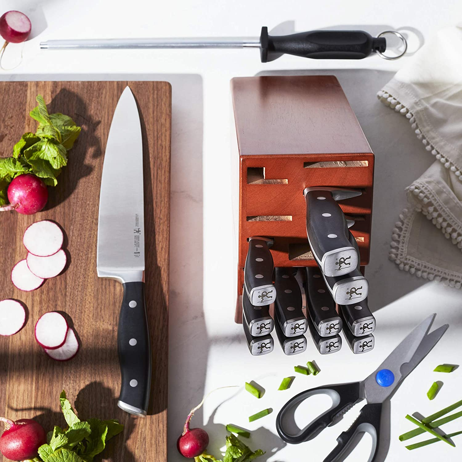 Henckels Forged Accent 15-Pc Knife Block Set