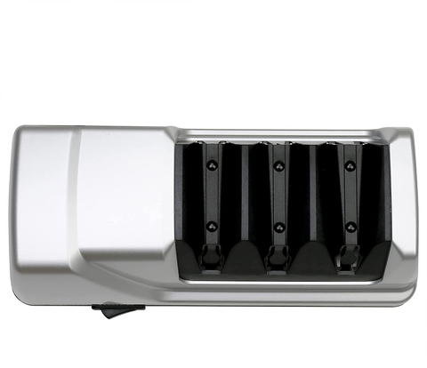 Image of Chef'Schoice Trizor XV Edgeselect Professional Electric Knife Sharpener with 100-Percent Diamond Abrasives and Precision Angle Guides for Straight Edge and Serrated Knives, 3-Stage, Gray