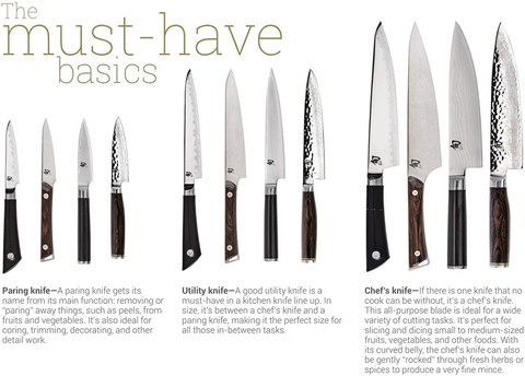 Image of Shun Sora 6-Piece Block Set Including 3.5-Inch Paring Knife, 6-Inch Utility Knife, 8-Inch Chef’S Knife, Herb Shears, Combination Honing Steel and 11-Slot Bamboo Block; Stainless Steel Knife Set