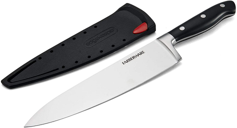 Image of Farberware - 5173577 Farberware Edgekeeper 8 Inch Forged Triple Riveted Chef Knife with Self-Sharpening Sleeve, Black