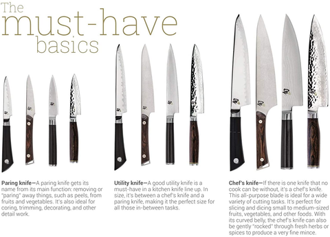 Image of Shun Sora 6-Piece Block Set Including 3.5-Inch Paring Knife, 6-Inch Utility Knife, 8-Inch Chef’S Knife, Herb Shears, Combination Honing Steel and 11-Slot Bamboo Block; Stainless Steel Knife Set