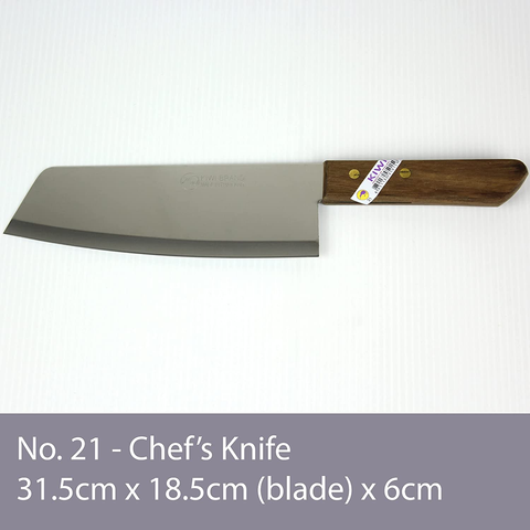 Image of Kiwi Brand Stainless Steel 8 Inch Thai Chef'S Knife No. 21