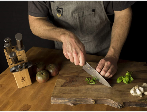 Image of Shun Premier Chef Knife, 6 Inch, VG-MAX Steel, Nimble and Lightweight, Handcrafted in Japan