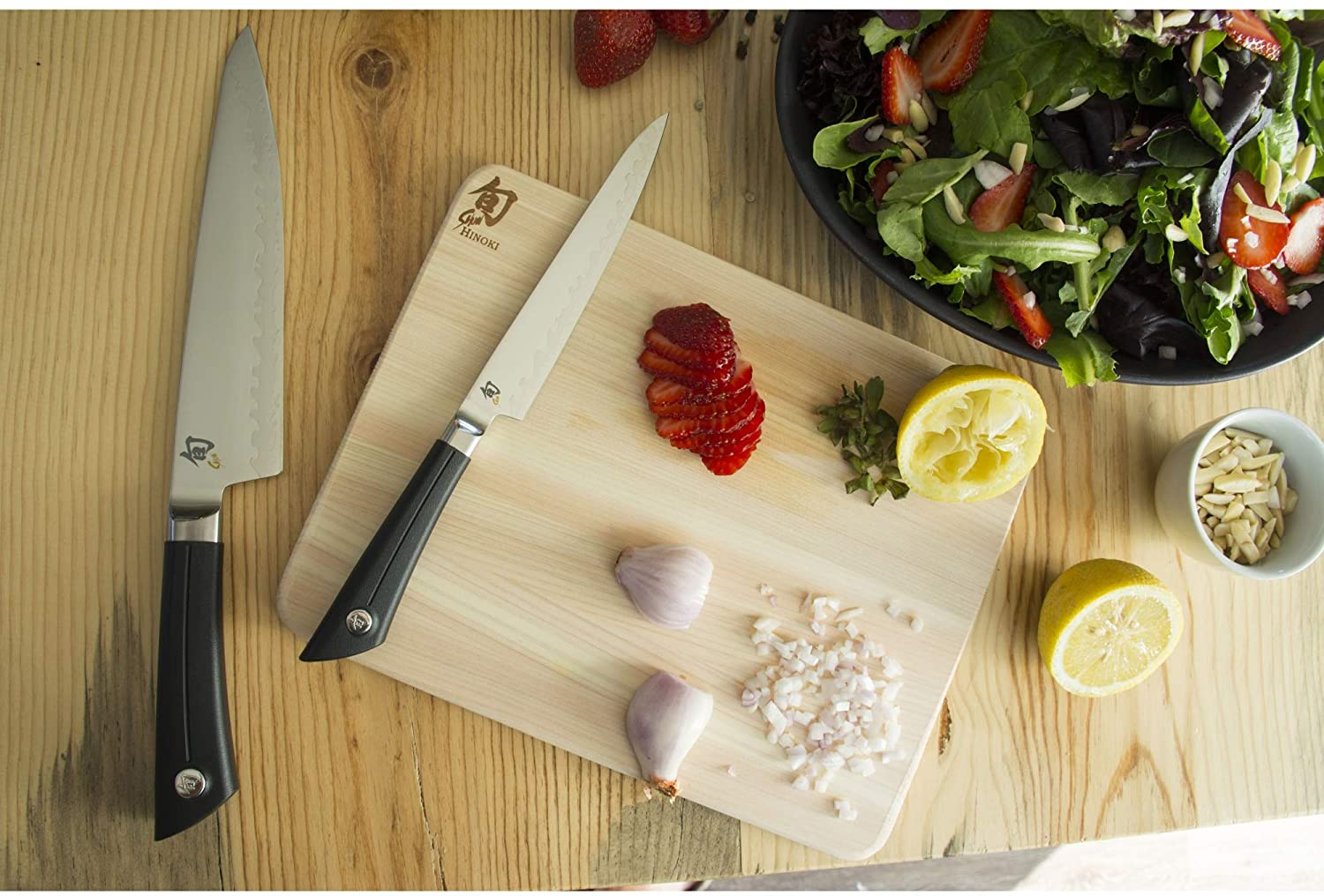 Shun Sora 8 Inch Chef Knife, NSF Certified Cutlery Handcrafted in Japan, VB0706