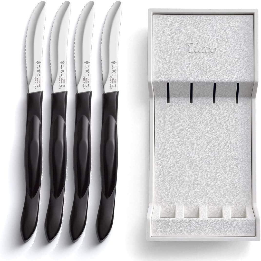 Four (4) - Cutco Classic Black Table Steak Knives #1759 - Manufacture Sealed