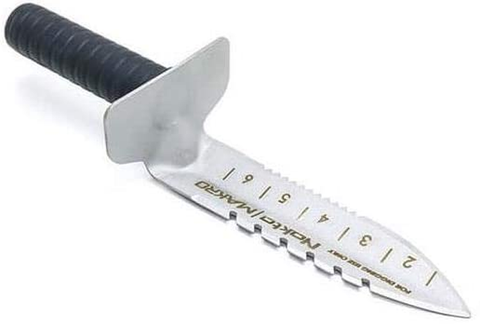 Image of Nokta Premium Digger Tool with Belt Holster for Metal Detecting, 7.5" Stainless Steel Blade