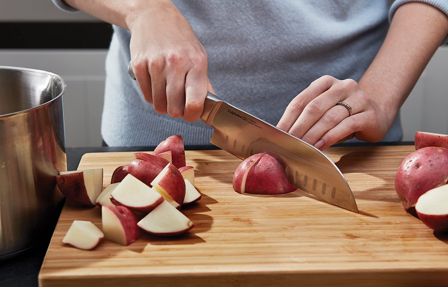 Calphalon Classic Self-Sharpening Stainless Steel 15-Piece Knife Block Set