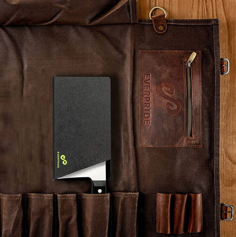 Image of EVERPRIDE Butcher Chef Knife Edge Guard - Wide Knives Blade Edge Protectors - Meat Cleaver Knife Sheath - Bpa-Free Chef Knife Cover Fits Blades up to 8” X 4” – Knives Not Included