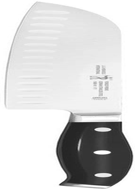 HENCKELS Forged Premio Hollow Edge Santoku Knife, 5 Inch, Black/Stainless Steel