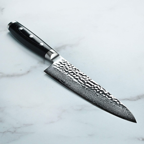Image of Enso Chef'S Knife - Made in Japan - HD Series - VG10 Hammered Damascus Stainless Steel Gyuto - 8"