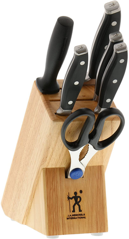 Image of J.A. HENCKELS INTERNATIONAL Forged Premio 7-Piece Block Knife Set