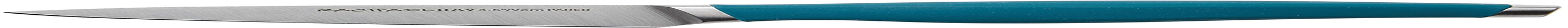 Rachael Ray Cutlery Japanese Stainless Steel Knives Set with Sheaths, 8-Inch Chef Knife, 5-Inch Santoku Knife, and 3.5-Inch Paring Knife, Teal
