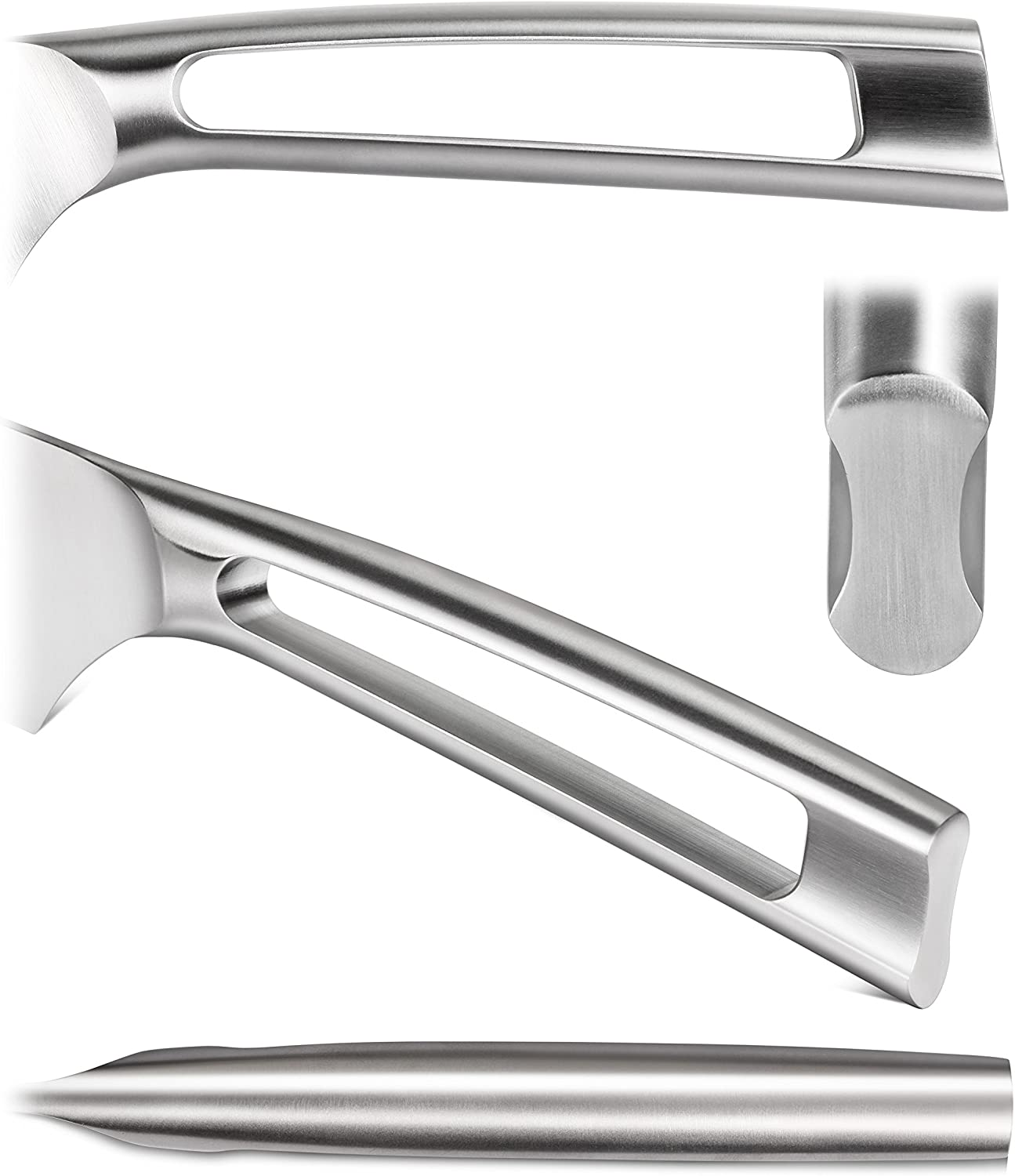 Cangshan TN1 Series 1021936 Swedish Sandvik 14C28N Steel Forged 3-Piece Starter Knife Set with Wood Sheaths