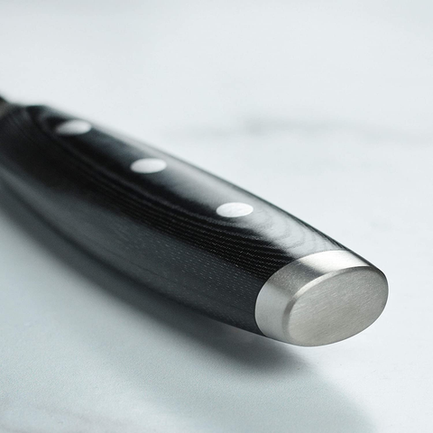 Image of Enso Chef'S Knife - Made in Japan - HD Series - VG10 Hammered Damascus Stainless Steel Gyuto - 8"