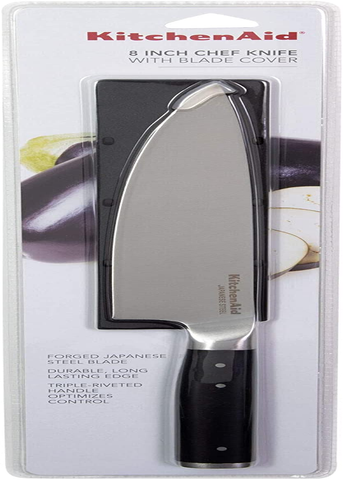 Image of Kitchenaid Gourmet Forged Chef Knife, 8-Inch, Black