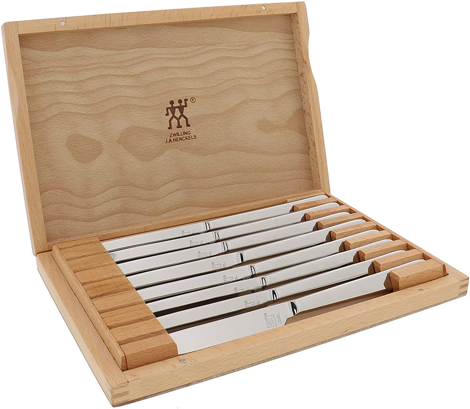 ZWILLING Steak Knife Set of 8, German Knife Set, Stainless Steel, Gift Set