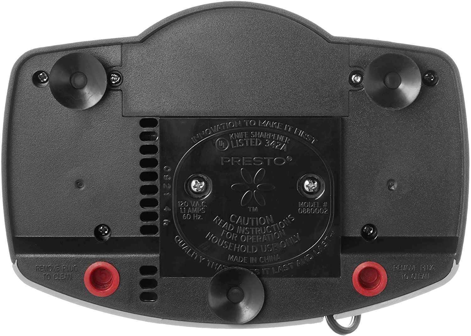 Presto 08800 Eversharp Electric Knife Sharpener, 2 Stage, Black