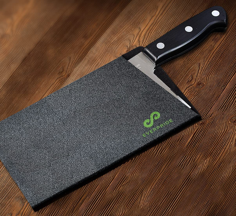 Image of EVERPRIDE Butcher Chef Knife Edge Guard - Wide Knives Blade Edge Protectors - Meat Cleaver Knife Sheath - Bpa-Free Chef Knife Cover Fits Blades up to 8” X 4” – Knives Not Included