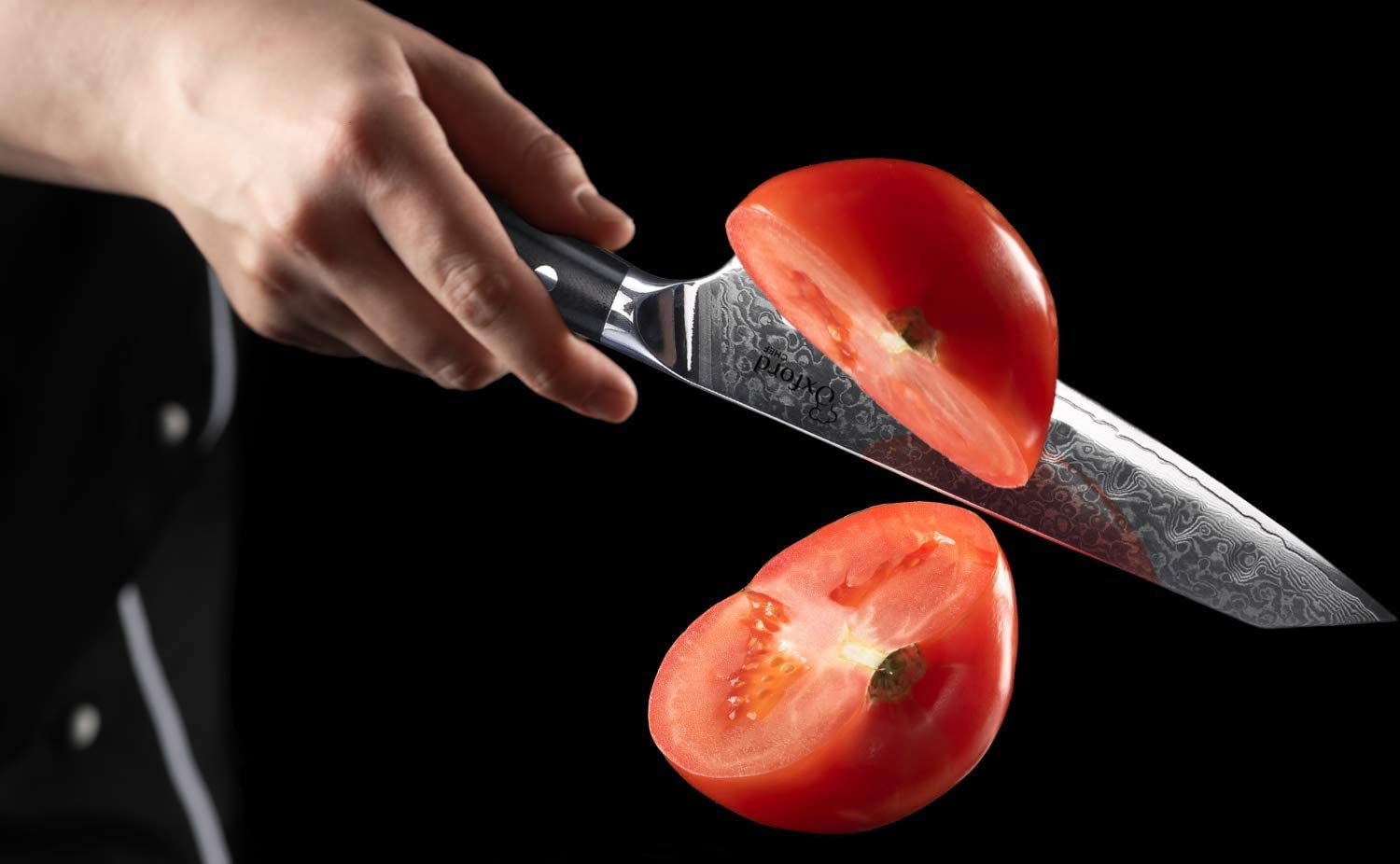 Kiritsuke Chef'S Knife 8 Inch Damascus Japanese VG10 Super Steel 67 Layer High Carbon Stainless Steel by Oxford Chef