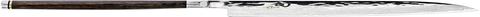 Image of Shun Premier 5.5-Inch Santoku; Top Performance in Smaller Kitchen Knife; Proprietary Steel, High-Performance Blade; Hammered Tsuchime Blade Finish; Walnut Pakkawood Handle; Handcrafted in Japan