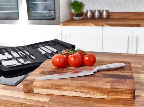 Image of Ross Henery Professional 10 Piece Premium Stainless Steel Chef'S Knife Set / Kitchen Knives in Case