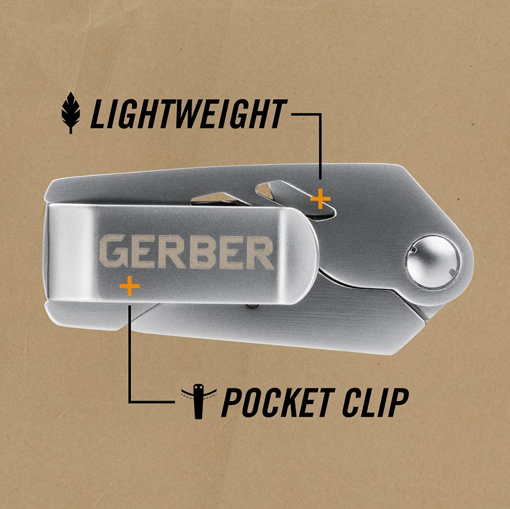 Gerber Gear 31-000345N EAB Lite Pocket Knife, Stainless Steel