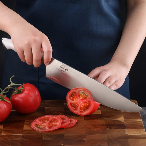 Image of Cangshan Thomas Keller Signature Collection Swedish Powder Steel Forged, 10-Inch Chef'S Knife, White