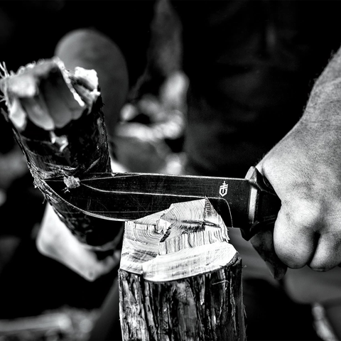 Image of GERBER Strongarm Fixed Blade Knife with Fine Edge - Black