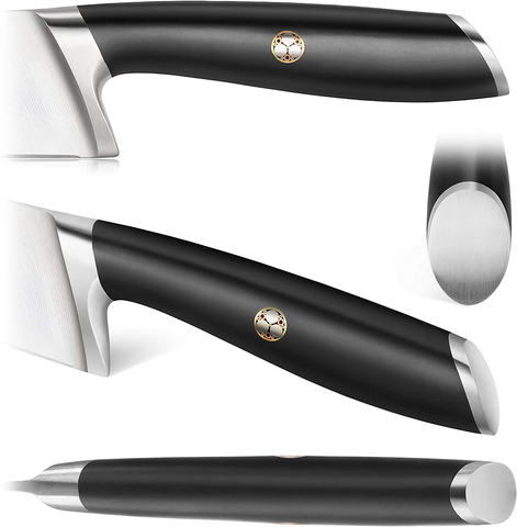Image of Saveur Selects 1026306 German Steel Forged 6-Piece Knife Set with Bamboo in Drawer Storage Knife Block