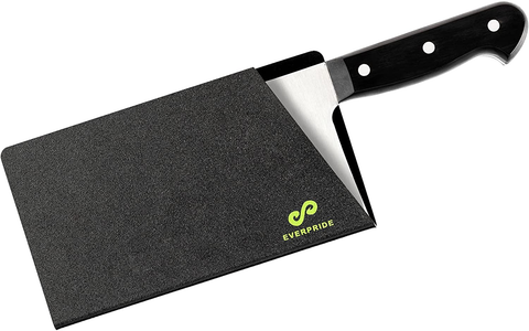 Image of EVERPRIDE Butcher Chef Knife Edge Guard - Wide Knives Blade Edge Protectors - Meat Cleaver Knife Sheath - Bpa-Free Chef Knife Cover Fits Blades up to 8” X 4” – Knives Not Included
