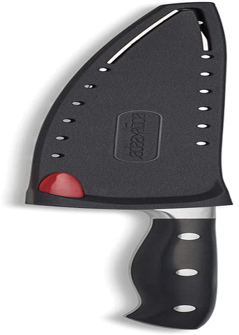 Image of Farberware - 5173577 Farberware Edgekeeper 8 Inch Forged Triple Riveted Chef Knife with Self-Sharpening Sleeve, Black