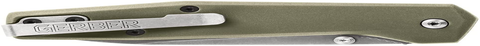 Image of Gerber Gear Fuse Pocket Knife, 3.3 Inch Plane Edge Blade, Sage