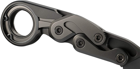 Image of CRKT Provoke First Responder Folding Pocket Knife: Morphing Karambit, D2 Blade Steel, Kinematic Pivot Action, Integrated Safety Lock, Low Profile Pocket Clip, Glass Breaker, Sheath 4042