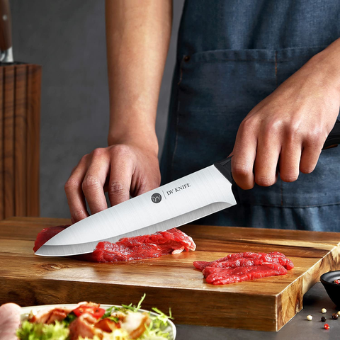 Image of Chef Knife - Kitchen Knives, 8 Inch Chef'S Knife, 4 Inch Paring Knife, High Carbon Stainless Steel with Ergonomic Handle