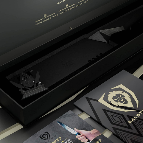 Image of DALSTRONG Chef Knife - 6 Inch - Shadow Black Series - Black Titanium Nitride Coated - Razor Sharp Kitchen Knife - High Carbon 7CR17MOV-X Vacuum Treated Steel - Sheath - NSF Certified