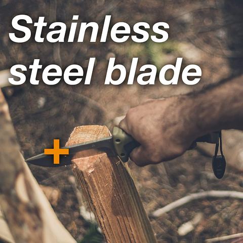 Image of Gerber Gear Ultimate Knife, Tactical Knife with Fire Starter, Sharpener, and Knife Sheath, 4.75” Blade (31-003941)