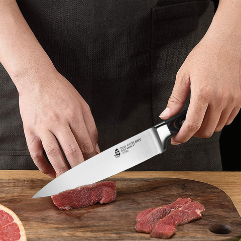Image of TUO Chef Knife 6 Inch-Cook'S Knife Professional Kitchen Knife-German Stainless Steel Gyuto Knife-G10 Ergonomic Handle with Gift Box-Legacy Series