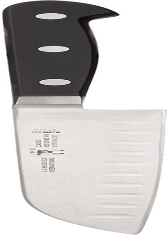 Image of HENCKELS Classic Hollow Edge Santoku Knife, 5-Inch, Black/Stainless Steel