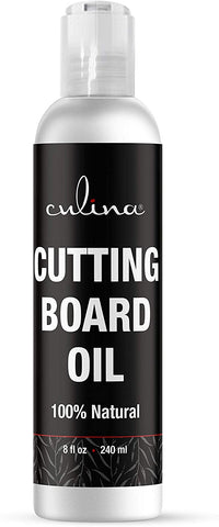 Image of Culina Cutting Board & Butcher Block Conditioning & Finishing Oil | Mineral Oil Free |100% Plant Based & Vegan, Best for Wood & Bamboo Conditioning & Finishing, Makes Cleaning Wood Easier - LivanaNatural
