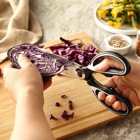 Image of Ultra Sharp Premium Heavy Duty Kitchen Shears- Ultimate Heavy Duty Scissors for Cutting Chicken, Poultry, Fish, Meat and Poultry Bones