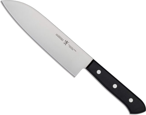 Image of Henckels 10055-880 Lost Fly Santoku Knife, 7.1 Inches (180 Mm), Made in Japan, Stainless Steel, Dishwasher Safe, Made in Seki City, Gifu Prefecture